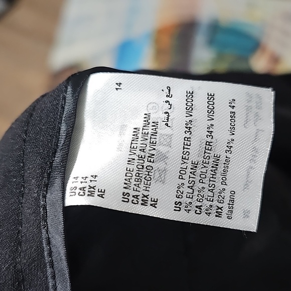 Bar lll Black Dress Pants Size 14‎ NWT - Picture 6 of 7